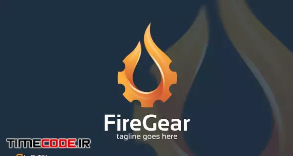 Fire Gear - Logo Template
