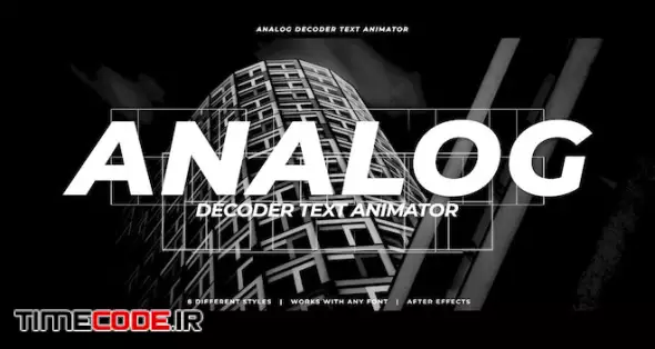 Analog Decoder Text Animator
