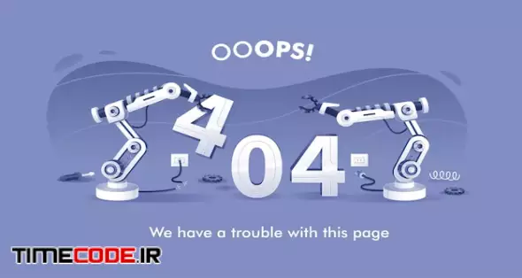 Error Page 404 Concept Art Design