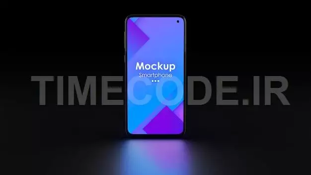 Mockup Of Electronic Device Screen Isolated