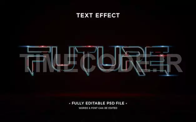 Futuristic Text Font