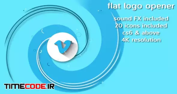 Flat Logo Opener