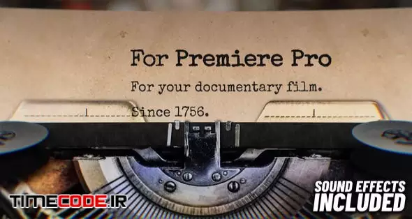 TypeWriter | Realistic Titles For Premiere Pro