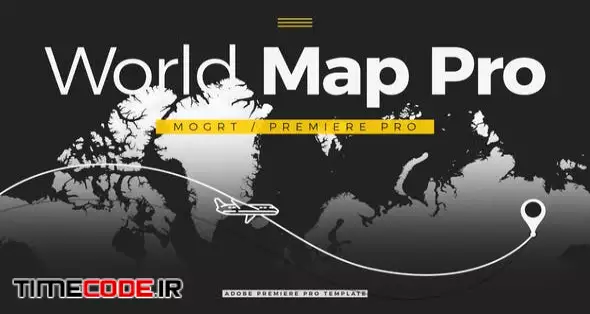 World Map Pro / MOGRT / Premiere Pro