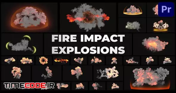 Fire Impact Explosions For Premiere Pro