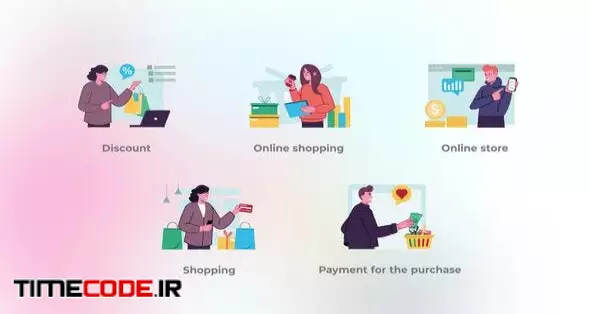 E-commerce - Flat Concept