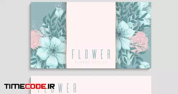 Flower Business Cards Template