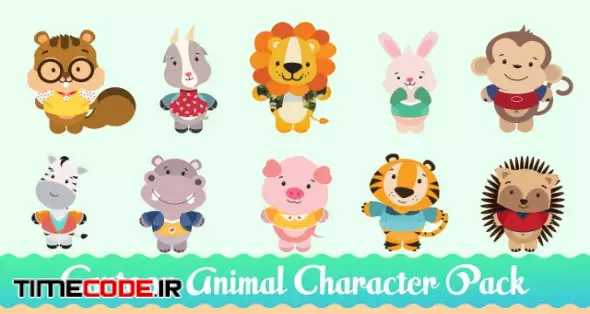 Animated Cartoon Animal Character Pack
