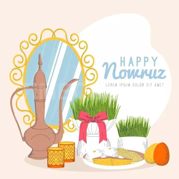 Hand Drawn Happy Nowruz
