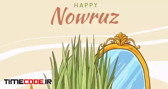 Hand Drawn Happy Nowruz