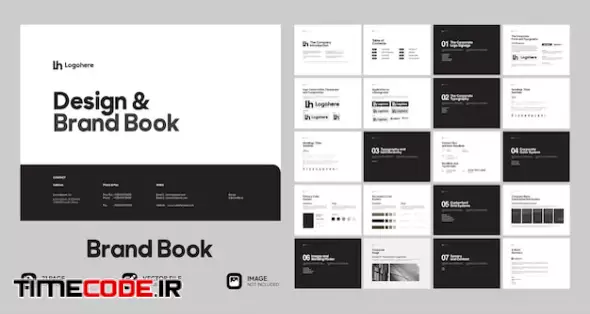 Simple Brand Book Layout Template