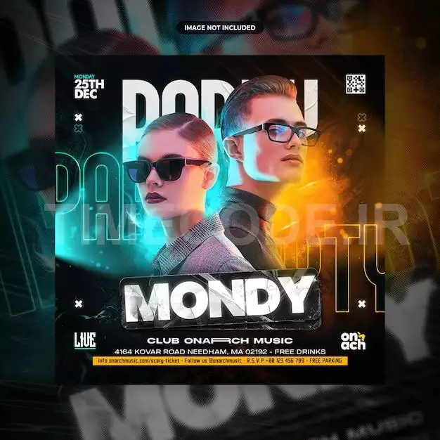 Night Club Party Social Media And Flyer Template