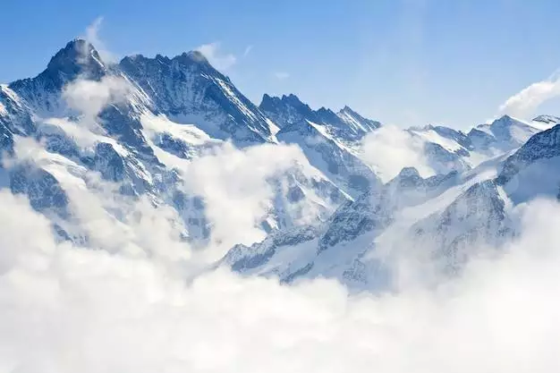 Jungfraujoch Alps Mountain Landscape