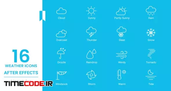 Weather Icon Line Pack
