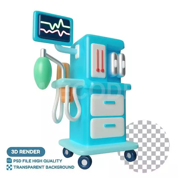 Anesthesia 3d Illustration Icon