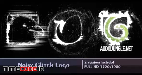 Noisy Glitch Logo