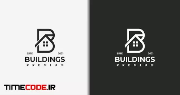 Letter B Logo With Combine Logo Construction, Builder, Building, Logo Inspiration