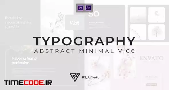Typography Slide - Abstract Minimal V.06 | MOGRT
