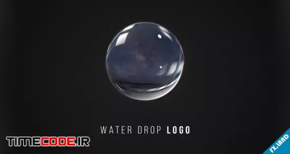 Water Drop Splash Ripple Logo