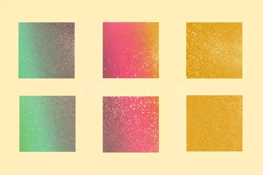 15 Glitter Paper Photoshop Stamp Brushes