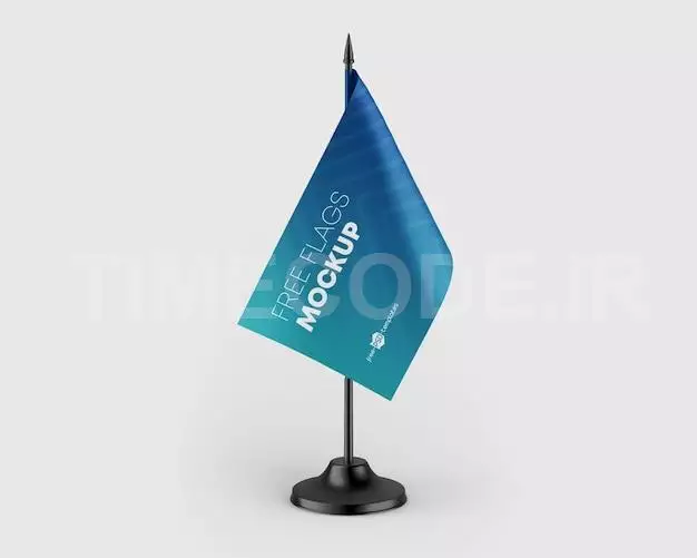دانلود موکاپ پرچم رومیزی