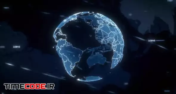 Earth Globe Logo Reveal