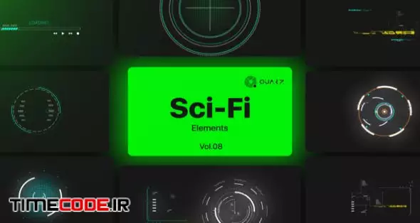 Sci-Fi UI Elements Vol. 08
