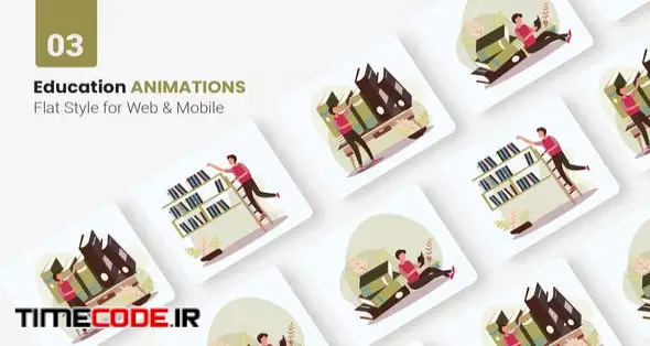 Education School Animations - Flat Concept