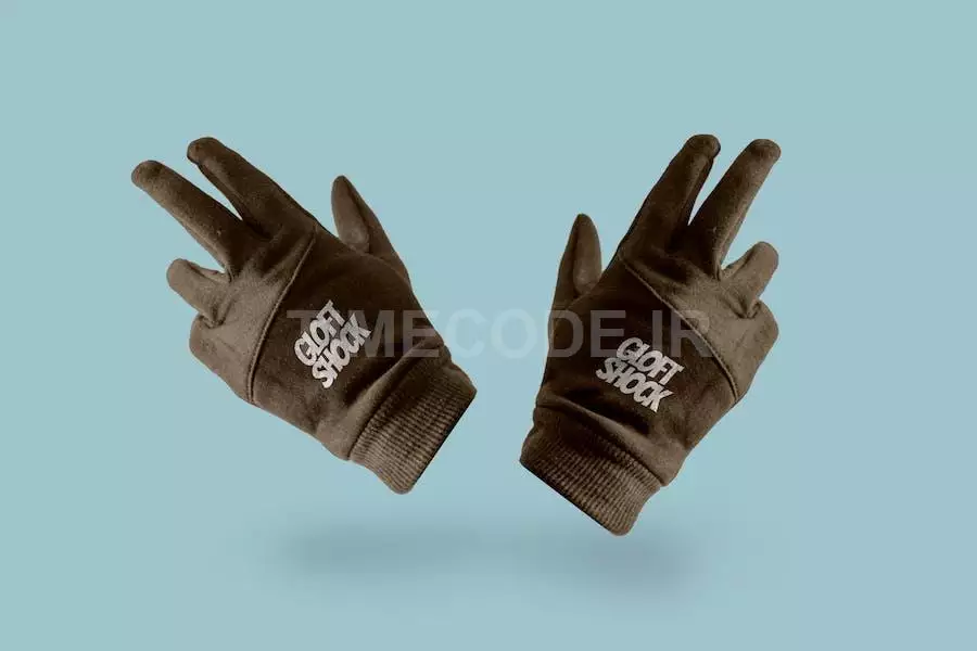 Sport Gloves Mockup