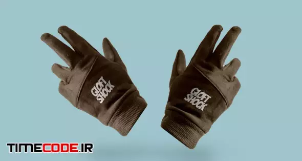Sport Gloves Mockup