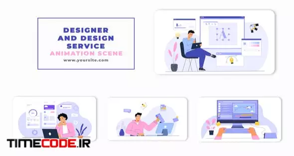 Designer And Design Services Animation Scene