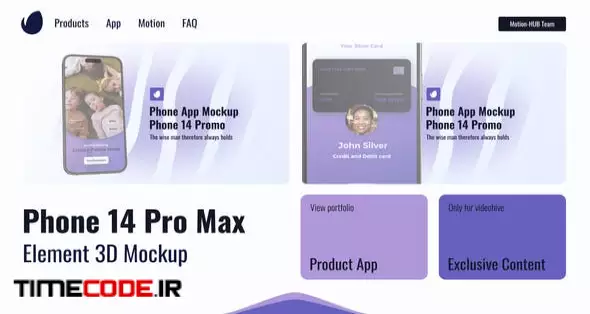 Mobile App Presentation IPhone 14 Pro
