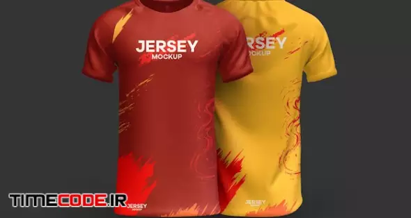 Jersey Shirt Front Back 2 Colors Full Edit Easy Edit