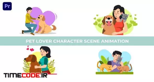 Pet Lover Premiere Pro Animation Scene
