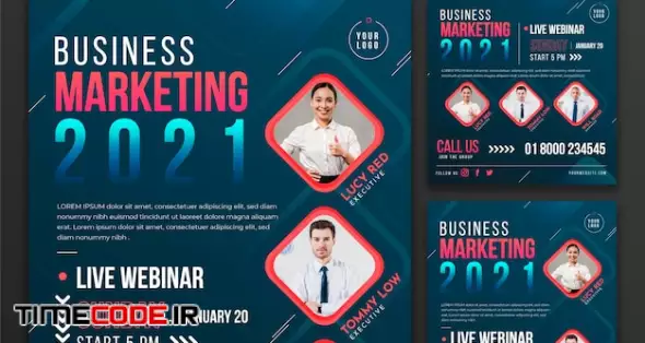 Webinar Flyers Template