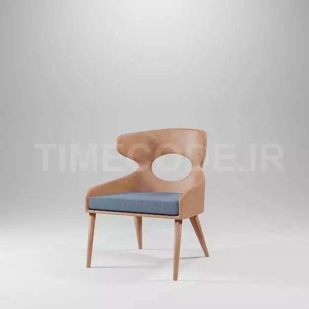Chair And Gray Background