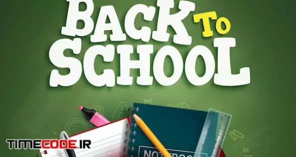 Back To School Vector Design Back To School Text In Chalkboard Background With Backpack