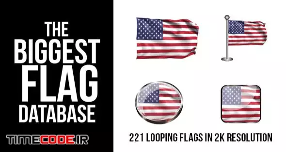 221 Looping World Flags