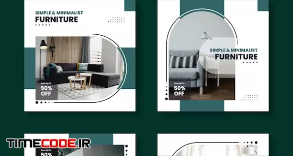 Furniture Instagram Social Media Post Template