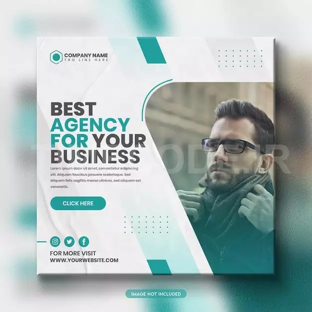 Creative Business Agency And Corporate Social Media Post Template