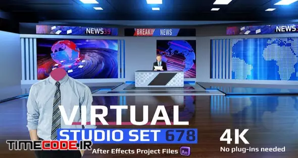 Virtual Studio Set 678