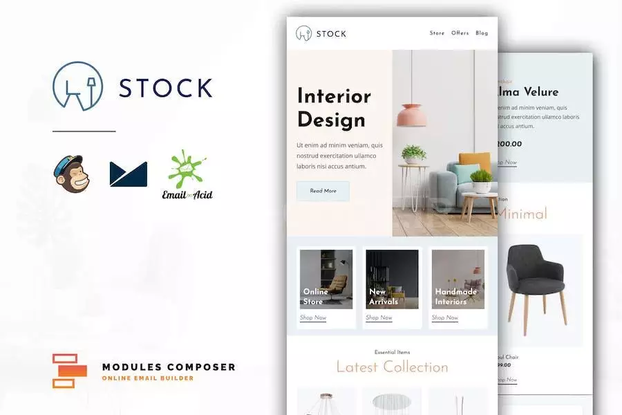 Stock - E-Commerce Responsive Email Template