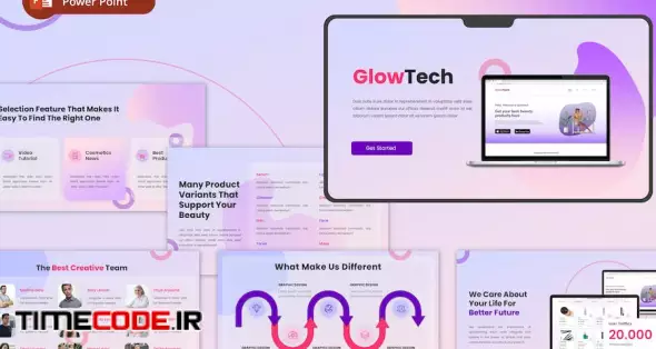 GlowTech - Business PowerPoint Template