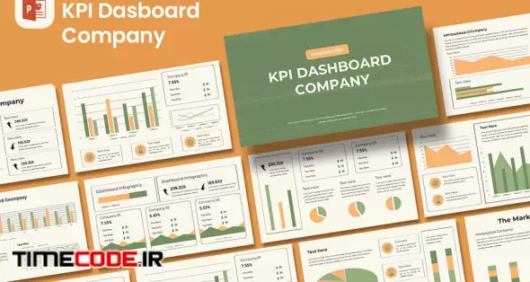 KPI Dasboard Company - PowerPoint Template