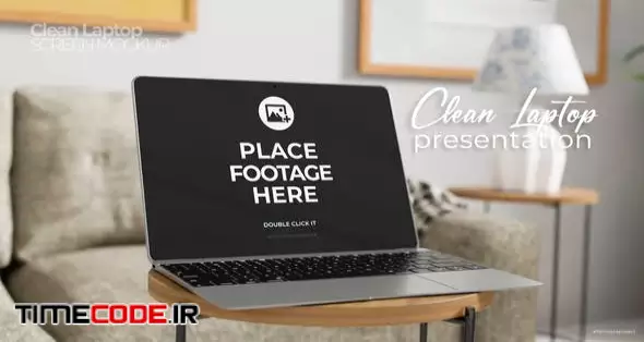 Clean Laptop Product Promotion