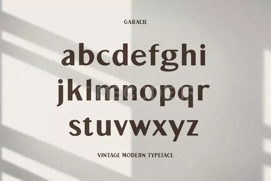 Garacie Vintage Modern Font