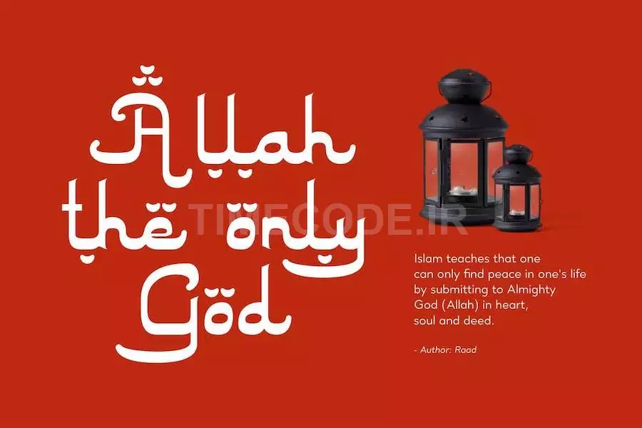 دانلود فونت انگلیسی به سبک عربی
