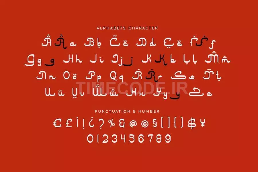دانلود فونت انگلیسی به سبک عربی
