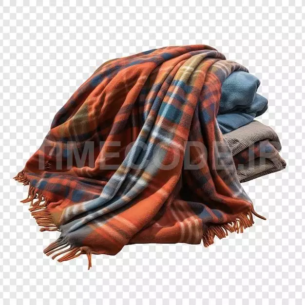 Blanket Isolated On Transparent Background