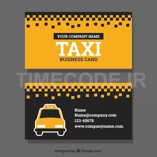Taxi Service, Business Card